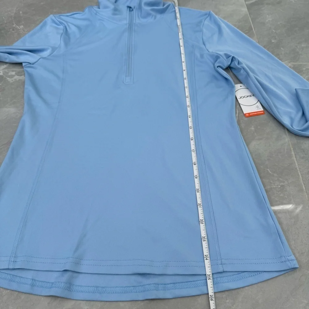 Women’s Jockey Tech Stretch Performance 1/2 Zip Pullover Long Sleeve Top Small